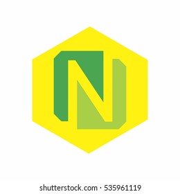 Logo Vector Of Letter N