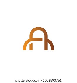 AN Logo Vector. Letter NA Logo Design