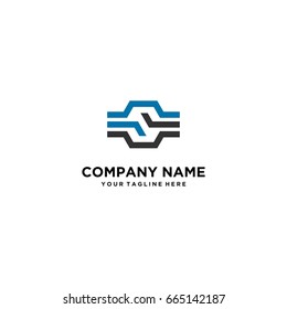 logo vector letter S abstract