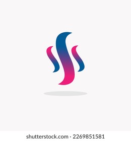 vector de logotipo, elementos de diseño de iconos del logotipo de la letra S