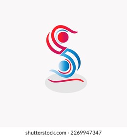 logo vector, Letter S logo icon design. template logo elements 