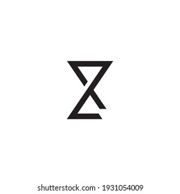  Logo Vector letter z p Simple Luxury Initial Design abstract