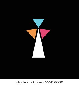 logo vector lighting house tower 