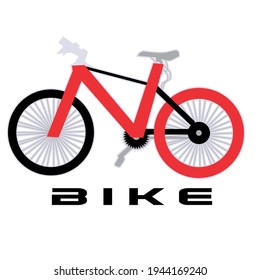 a logo vector like a bicycle shape, for the bicycle community.