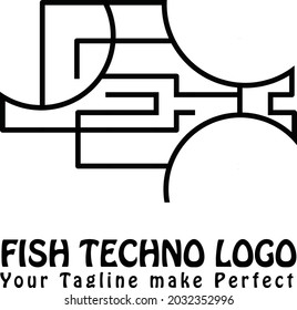 Logo Vector Line Art para cualquier propósito como Broadcasting Media, Techno, Power y otros.
