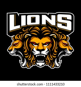 Logo Vector Lion Mascot