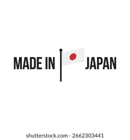 Logo Vector Made in Japan – Rising Sun Export Emblem