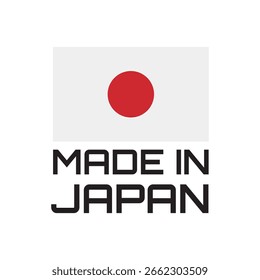 Logo Vector Made in Japan – Rising Sun Export Emblem