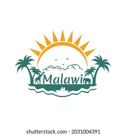 Logo vector for malawi island