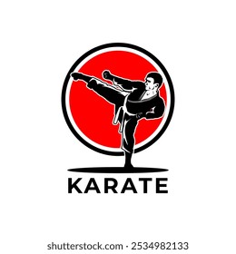 Logotipo Vector Arte marcial Karate