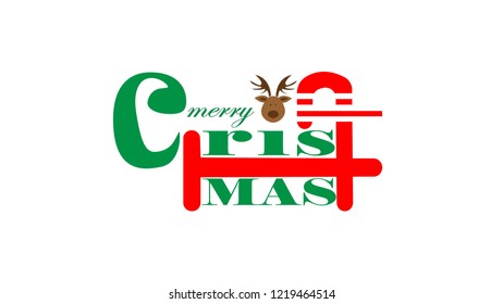 logo vector merry christmas
