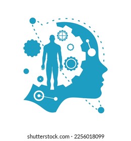 Logo Vector Mind Body Mechanical