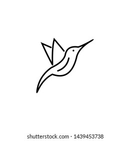 logo vector minimalist line bird