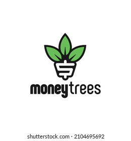 Logo vector for money trees