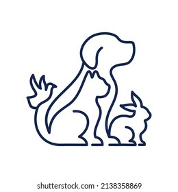 Logo Vector for Monoline Animal