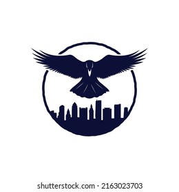 Logo Vector for Moon Raven City