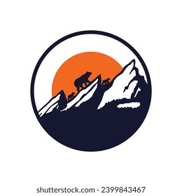 Logo-Vektorgrafik für Mountainbike