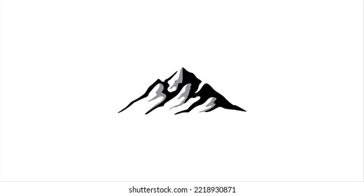 logo vector a mountain, icon, sign logo