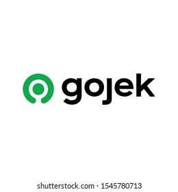 logo vectorial nuevo gojek plantilla moderna