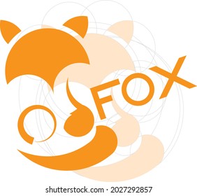 Logo, Vektorgrafik OKEFOX, Design modern und einfach, die Sie für Design-T-Shirt, Kartennamen und andere verwenden können