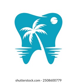 Logo vector for Palm Dental Beach