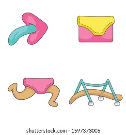 Logo Vector Pastel Colour Editable vector for company profile Funny Logo Icon Simply Fun
