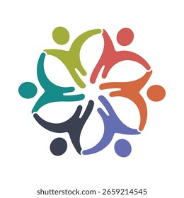 Vetor de logotipo para a comunidade de pessoas