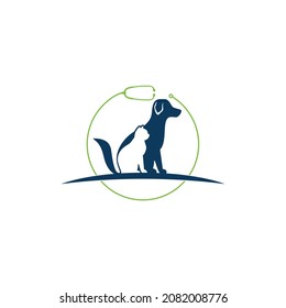 Logo vector for pet clinic