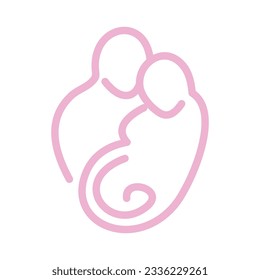 Logo Vector for Pregnant Mom