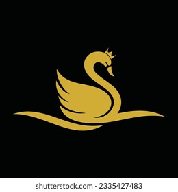 Logo Vector for Queen Swan