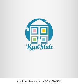 Logo vector real estate