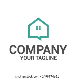logo vector real estate sign template house icon 
