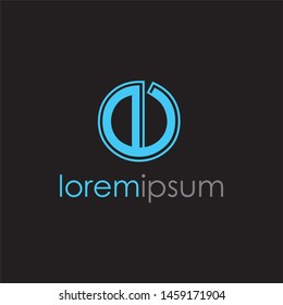 logo vector representing the letter M in a modern and simple style