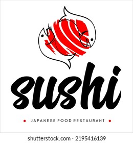 logo vector restaurant japanese  sushi food icon