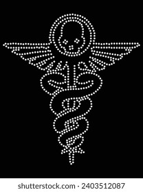 Logo Vector  Rhinestone t-shirt design