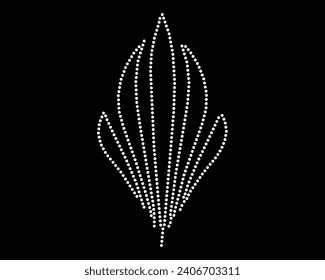 Logo Vector  Rhinestone t-shirt design