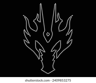 Logo Vector Rhinestone t-shirt design