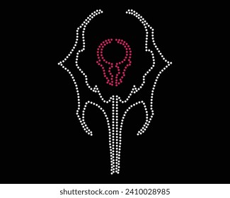 Logo Vector Rhinestone t-shirt design