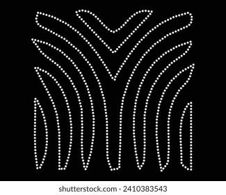 Logo Vector Rhinestone t-shirt design