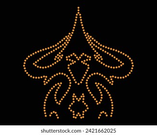 Diseño de camisetas con logotipo Vector Rhinestone