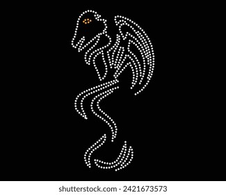 Logo Vector Rhinestone t-shirt design