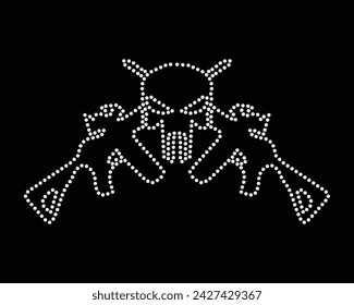 Logo Vector Rhinestone t-shirt design