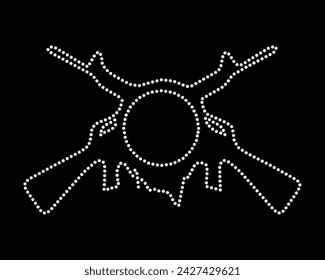 Logo Vector Rhinestone t-shirt design