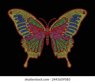 Logo Vector Rhinestone t-shirt design