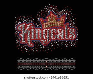 Logo Vector Rhinestone t-shirt design