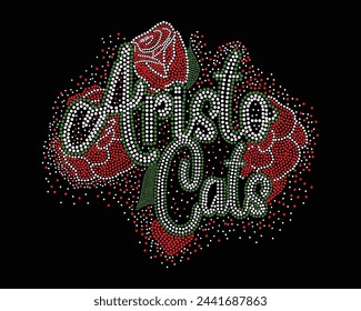 Logo Vector Rhinestone t-shirt design