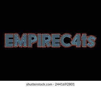 Logo Vector Rhinestone t-shirt design