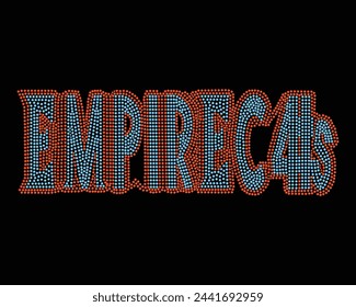 Logo Vector Rhinestone t-shirt design