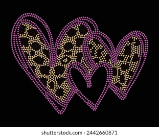 Logo Vector Rhinestone t-shirt design