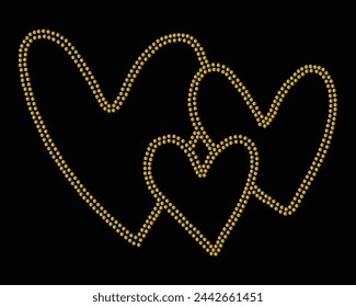 Logo Vector Rhinestone diseño de la camiseta